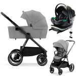 Kinderkraft Nea - wózek wielofunkcyjny 4w1 • Platinium Grey