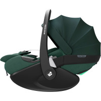 Maxi Cosi Pebble 360 Pro i-Size - wysuwany, obrotowy, rozkładany fotelik samochodowy, nosidełko (0 - 15mc / 40 - 87cm) •  Essential Green