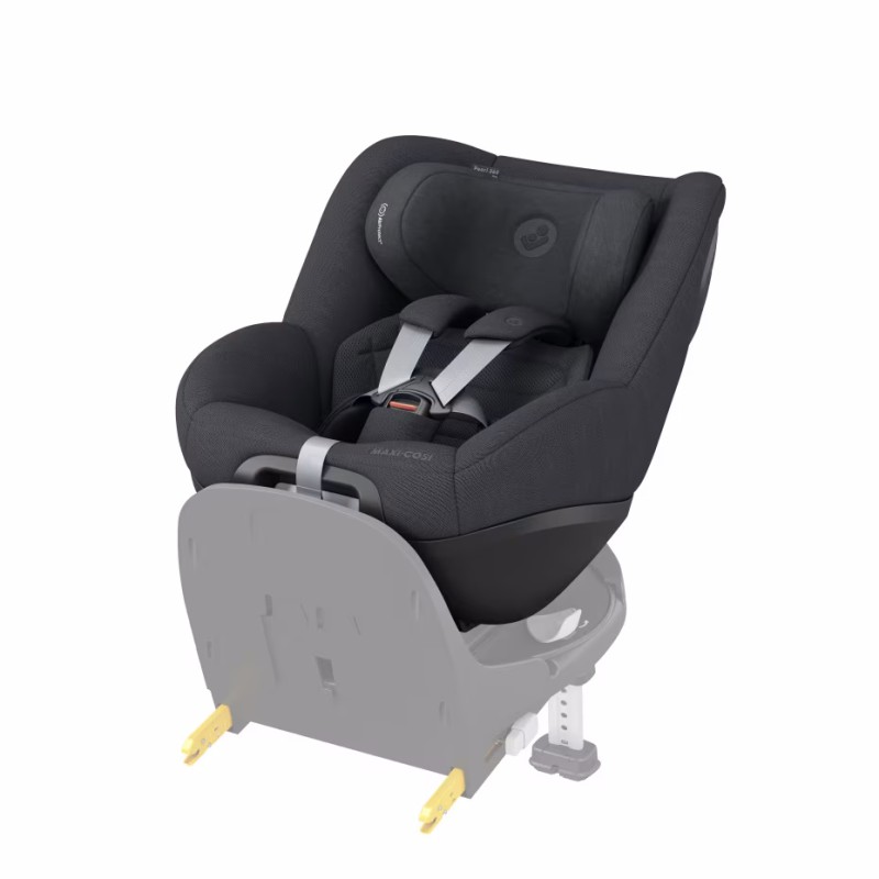 Maxi Cosi Pearl 360 Pro - висувне, поворотне дитяче автокрісло (3міс - 4 роки / 61 - 105см) • Authentic Graphite
