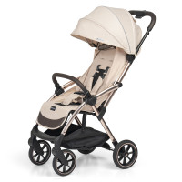 Leclerc Baby Influencer XL - wózek spacerowy / spacerówka do samolotu • Sand Chocolate