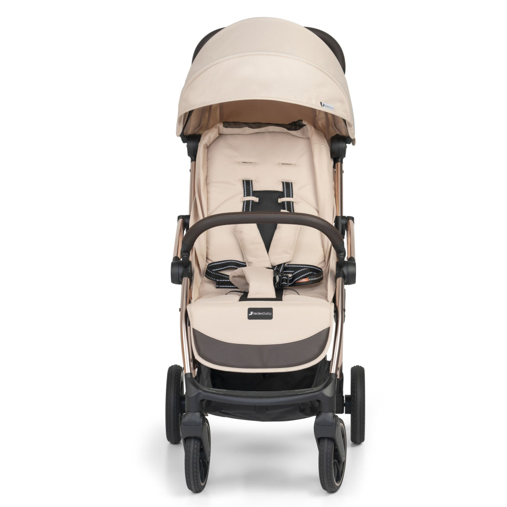 Leclerc Baby Influencer XL - wózek spacerowy / spacerówka do samolotu • Sand Chocolate Leclerc Baby Influencer XL - wózek spacerowy / spacerówka do samolotu • Sand Chocolate