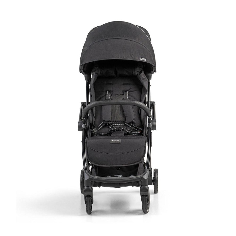 Leclerc Baby Influencer Air - wózek spacerowy / spacerówka do samolotu • Piano Black