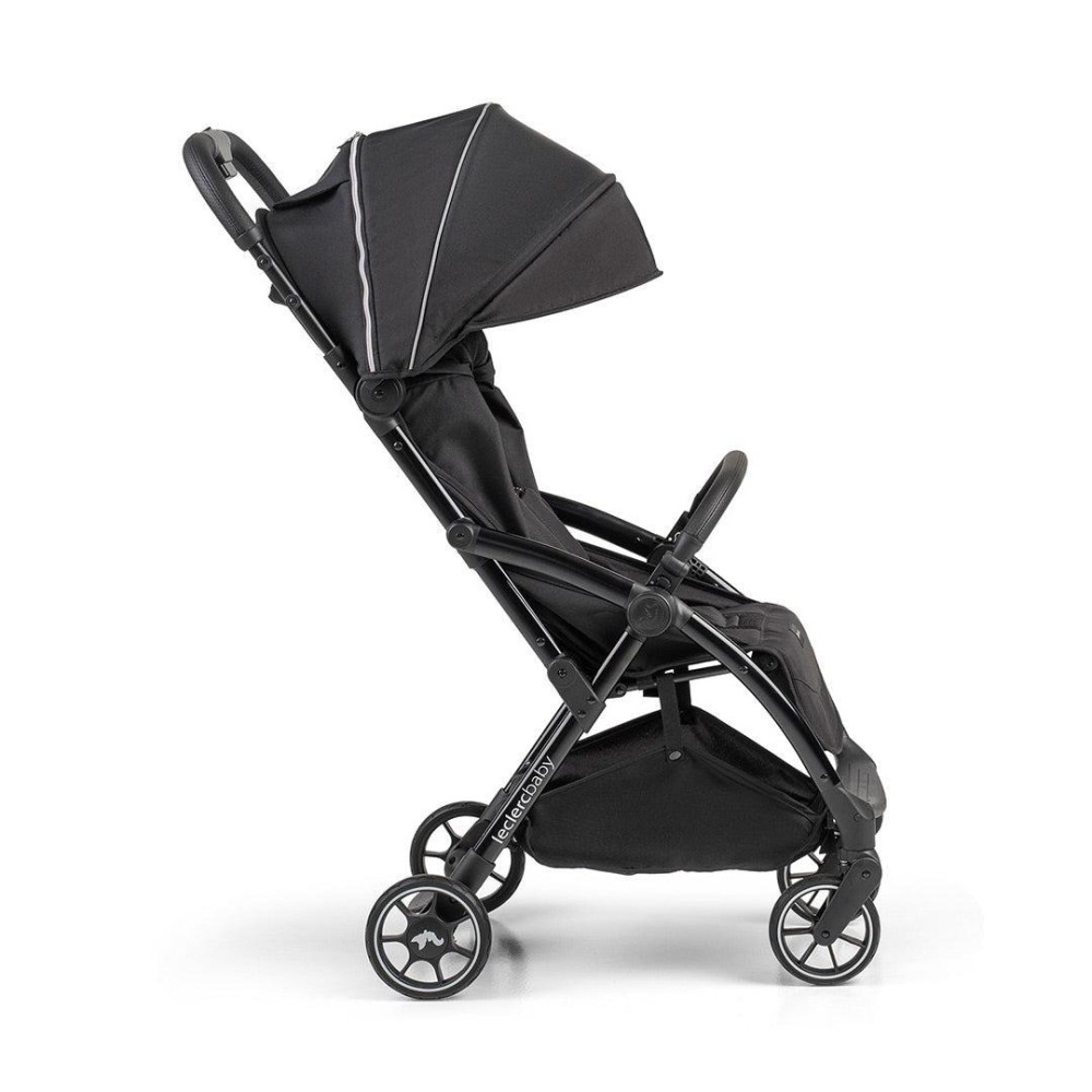 Leclerc Baby Influencer Air - wózek spacerowy / spacerówka do samolotu • Piano Black