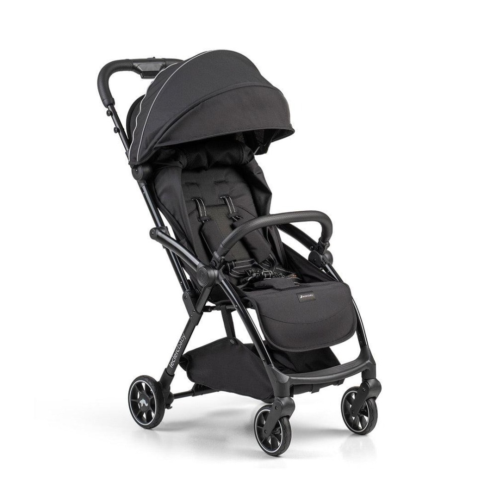 Leclerc Baby Influencer Air - wózek spacerowy / spacerówka do samolotu • Piano Black