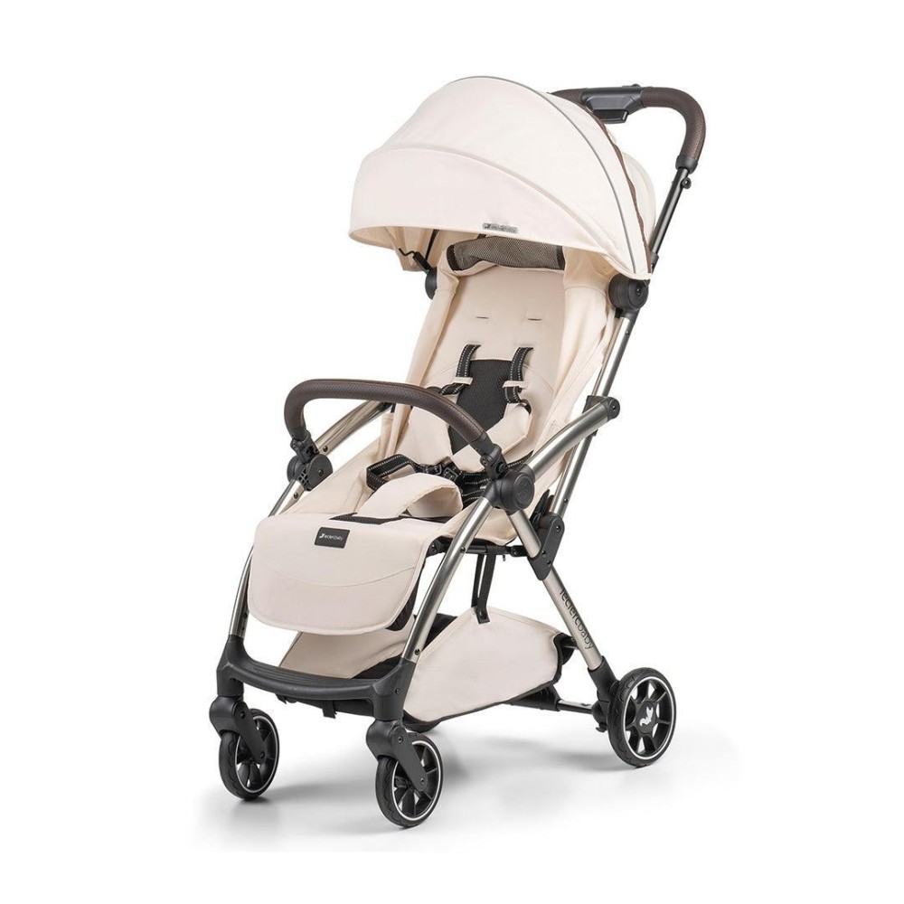 Leclerc Baby Influencer Air - wózek spacerowy / spacerówka do samolotu • Cloudy Cream