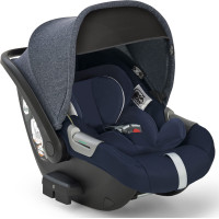 Inglesina Darwin i-Size - fotelik samochodowy, nosidełko (0 - 15mc / 40 - 75cm) • Soho Blue