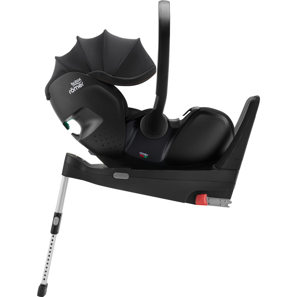 Britax Romer Baby-Safe 5Z2 - rozkładany, obrotowy fotelik samochodowy, nosidełko (0 - 15m / 40 - 85cm) z bazą Flex Base 5Z • Fossil Grey