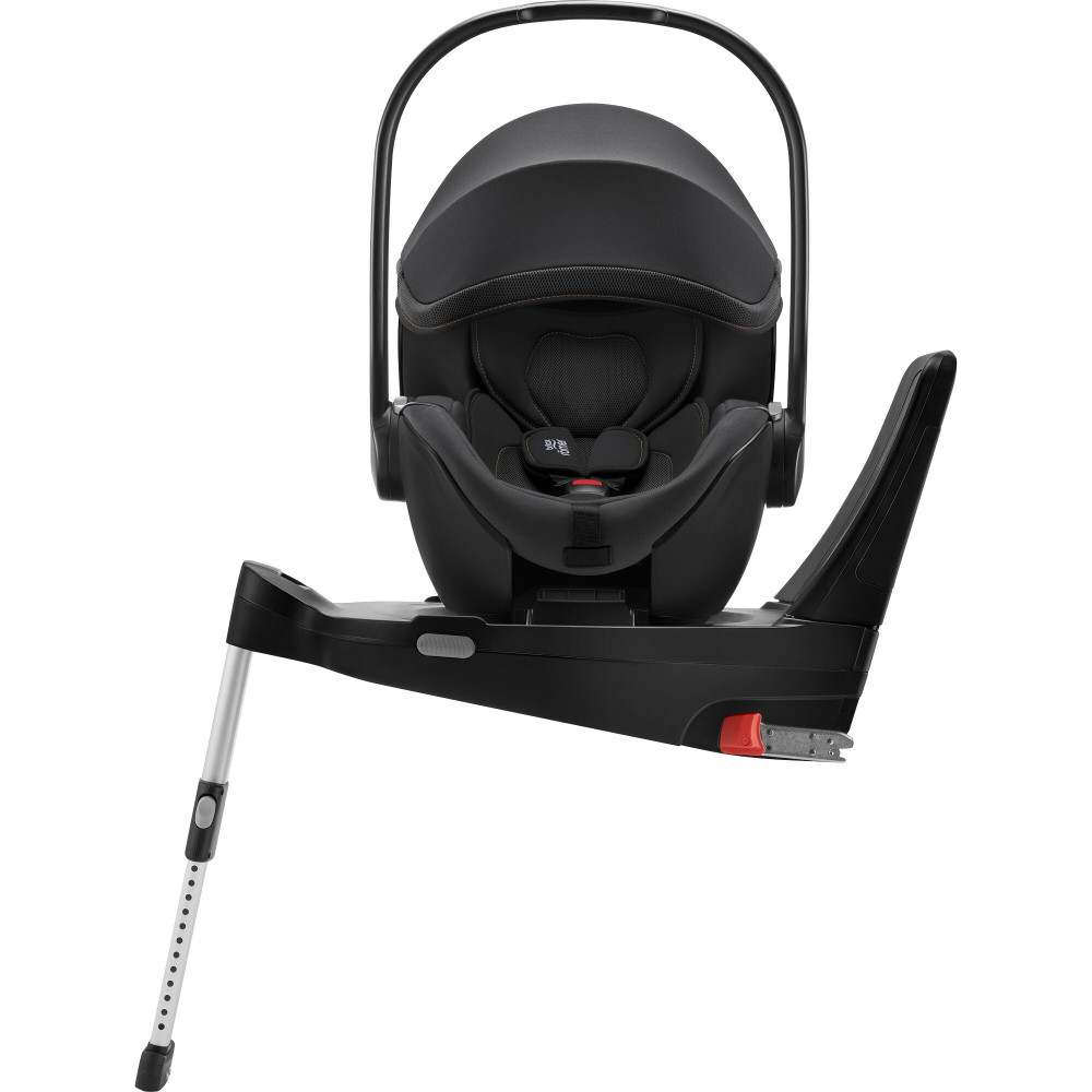 Britax Romer Baby-Safe 5Z2 - rozkładany, obrotowy fotelik samochodowy, nosidełko (0 - 15m / 40 - 85cm) z bazą Flex Base 5Z • Fossil Grey