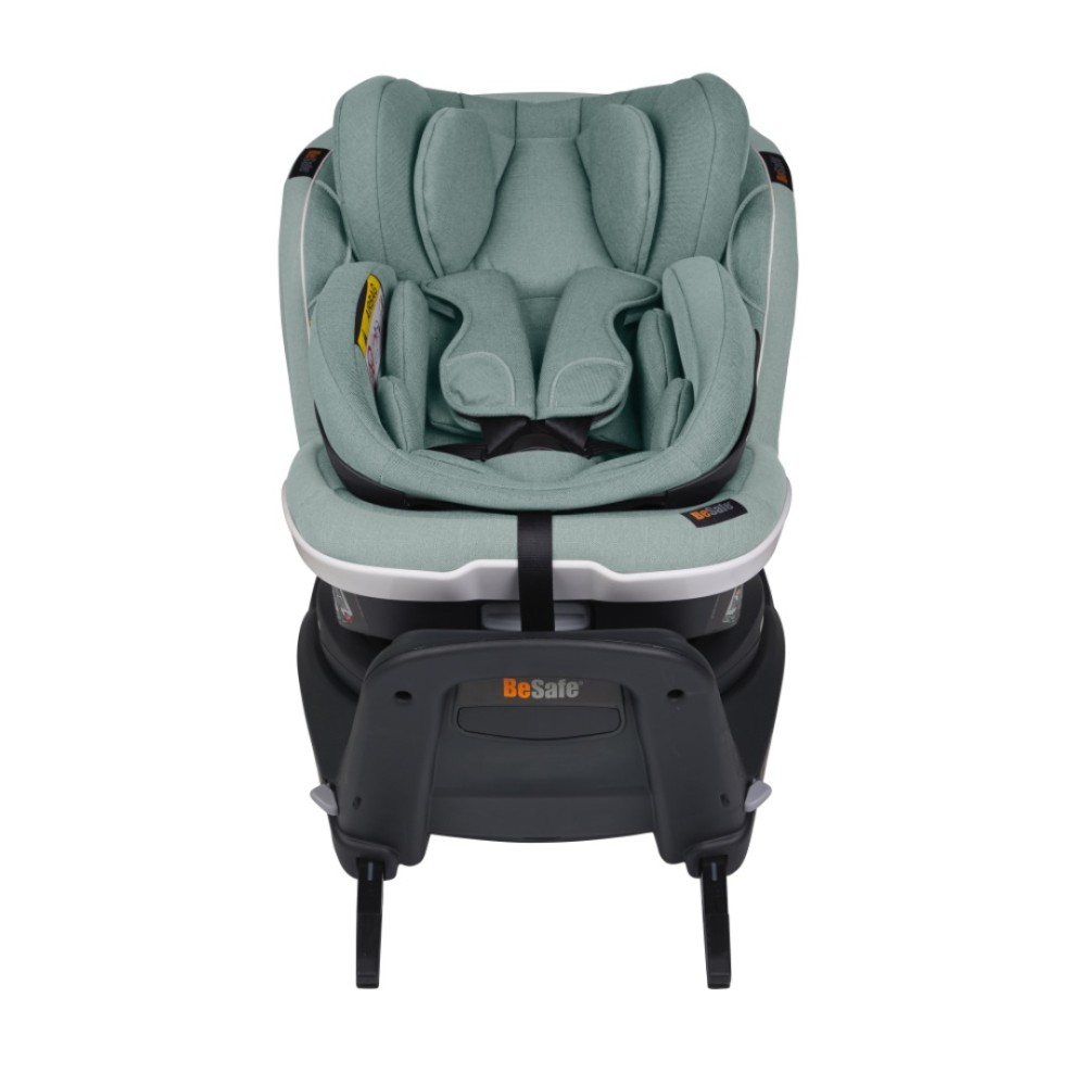 BeSafe iZi Twist B i-Size поворотне дитяче автокрісло 180°, тільки проти руху (від народження - до 4-х років, 40 - 105 см) • Morska Zieleń Melange