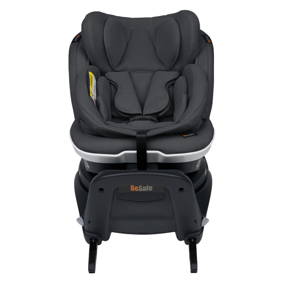 BeSafe iZi Twist B i-Size поворотне дитяче автокрісло 180°, тільки проти руху (від народження - до 4-х років, 40 - 105 см) • Antracyt Mesh