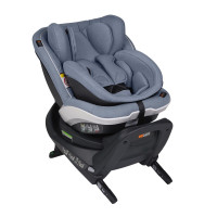 BeSafe iZi Twist B i-Size поворотне дитяче автокрісло 180°, тільки проти руху (від народження - до 4-х років, 40 - 105 см) • Niebieski Melange