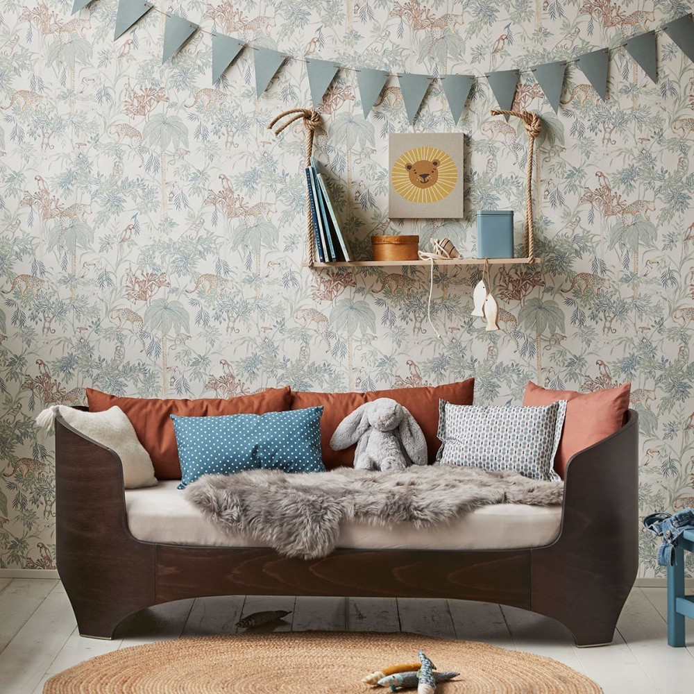 Leander Classic Junior дитяче ліжечко (0-7 роки) • Темний горіх