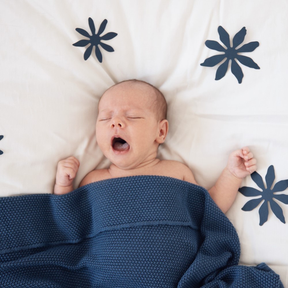 Piapimo дитяча ковдра бамбукова, колекція HandyBlanky (80 x 100 см) • Темно-синій