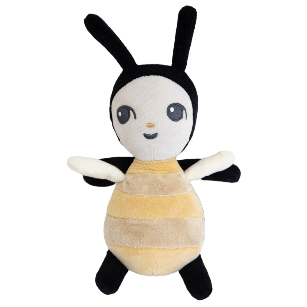 Piapimo м'яка іграшка для немовляти Бджілка, колекція CuddlyBee (розмір S) • Жовтий