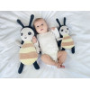 Piapimo м'яка іграшка для немовляти Бджілка, колекція CuddlyBee (розмір S) • Жовтий