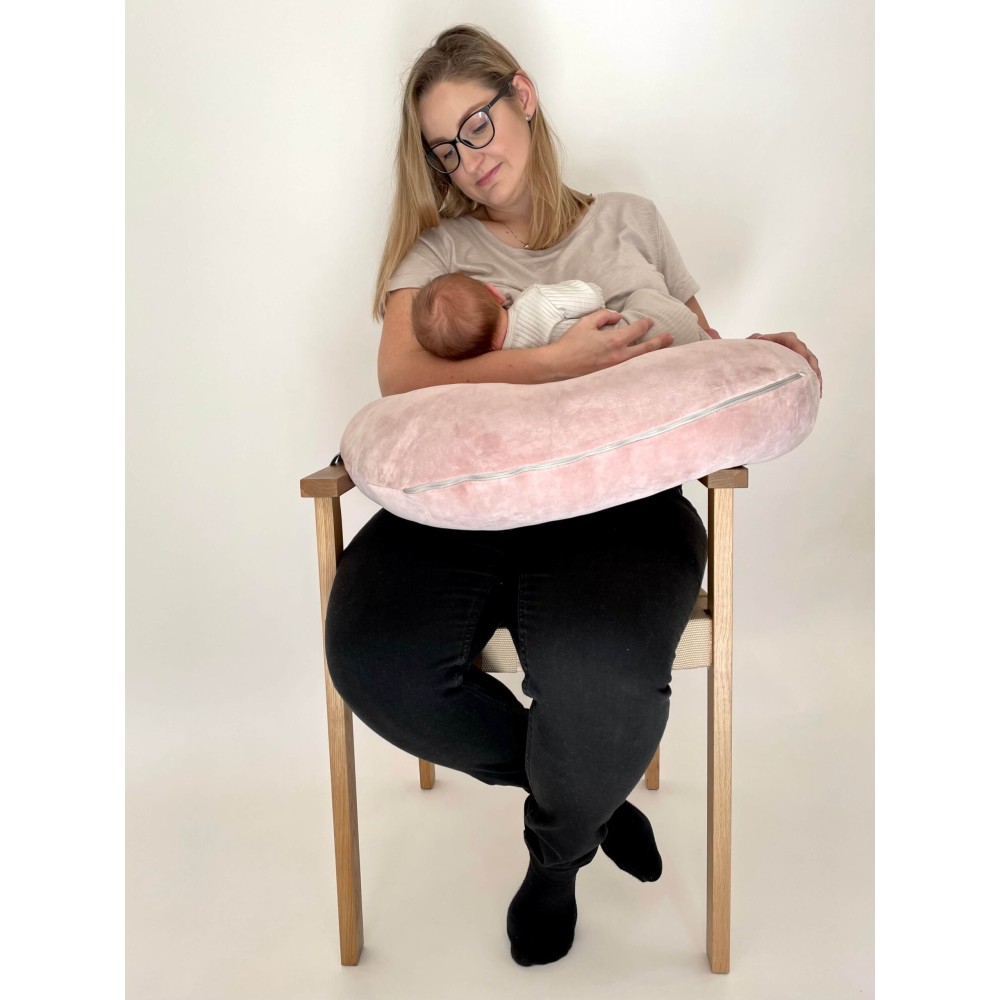 Piapimo подушка для годування з водонепроникною вставкою • Рожевий