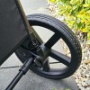 Carrello Bravo SL 2025 Deluxe CRL-5520 - wózek spacerowy na każdą porę roku / spacerówka z dużymi kołami, rączka z regulacją wysokości, łatwe składanie wózka • Eclipse Black