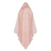 Piapimo дитячий рушник з капюшоном бамбуково-бавовняний (90 x 90 см) • Рожевий