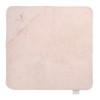 Piapimo дитячий рушник з капюшоном бамбуково-бавовняний (90 x 90 см) • Рожевий