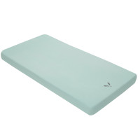 Piapimo - prześcieradło bawełniane z gumką do łóżeczka (120 х 60 cm) • Zielony Piapimo - prześcieradło bawełniane z gumką do łóżeczka (120 х 60 cm) • Zielony