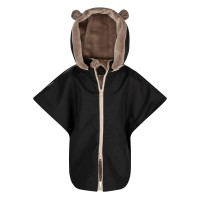 Piapimo - ponczo samochodowe, otulacz do fotelika samochodowego (3-18 mc) • Czarny