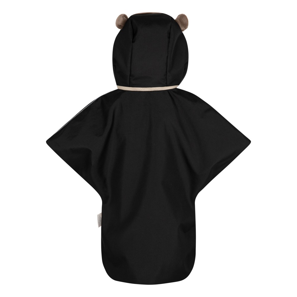 Piapimo дитяче пончо з капюшоном, конверт для дитячого автокрісла (3-18 міс) • Чорний