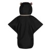 Piapimo дитяче пончо з капюшоном, конверт для дитячого автокрісла (3-18 міс) • Чорний