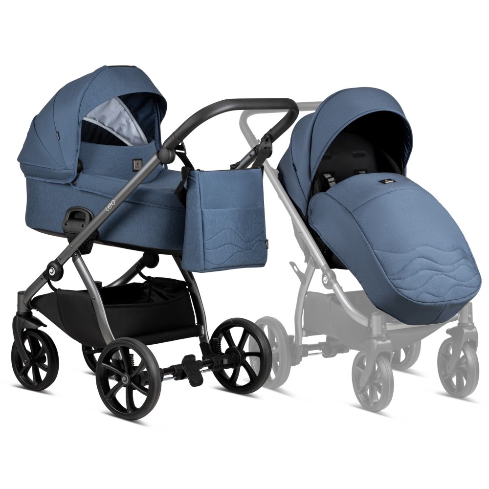 Tutis Leo - wózek wielofunkcyjny 2w1 • 101 Navy