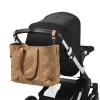 Elodie Details - torba dla mamy Braided Leather • Caramel Brown