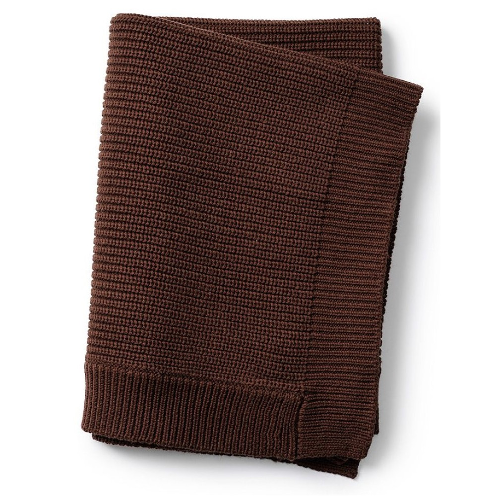 Elodie Details - дитяча вовняна ковдра (75 x 100 см) • Chocolate