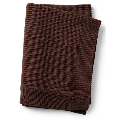 Elodie Details - kocyk wełniany dziecięcy (75 x 100 cm) • Chocolate