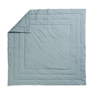 Elodie Details - kocyk bawełniany dziecięcy Quilted Blanket (100 x 100 cm) • Pebble Green
