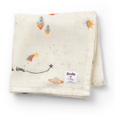 Elodie Details - kocyk bambusowy dla noworodka (80 x 80 cm) • Playground Spaceland