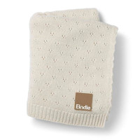 Elodie Details - kocyk Pointelle (75 x 100 cm) • Creamy White