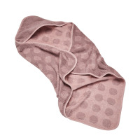 Leander - ręcznik z kapturem dla niemowląt, bawełna organiczna frotte (80 x 80 cm) • Różowy Leander - ręcznik z kapturem dla niemowląt, bawełna organiczna frotte (80 x 80 cm) • Różowy