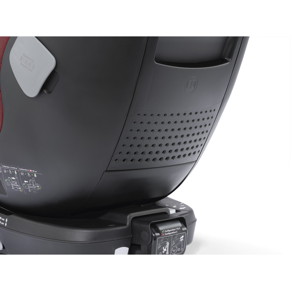 Recaro Salia 125 - obrotowy fotelik samochodowy (40 - 125cm / 0 - 7lat) • Iron Red