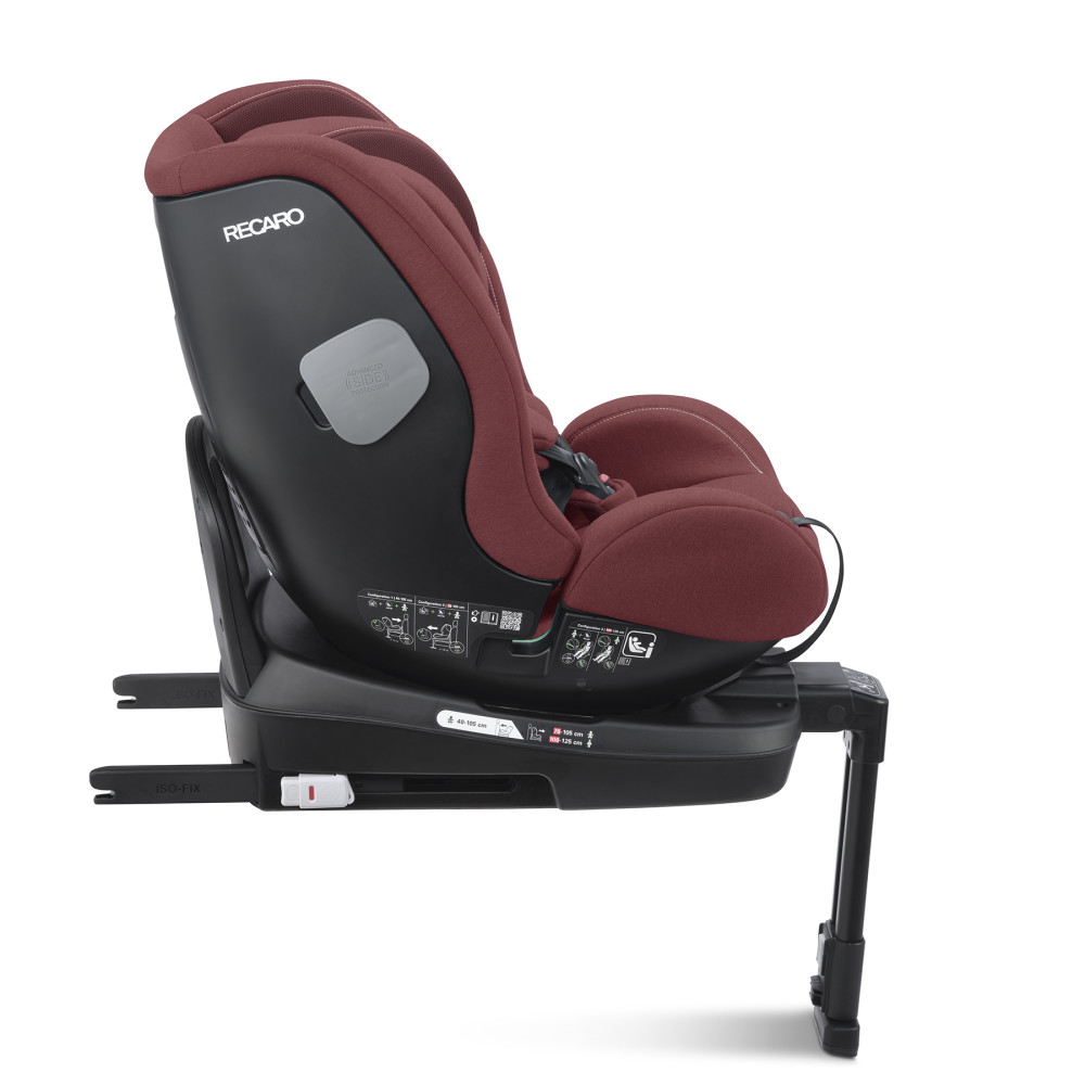 Recaro Salia 125 - obrotowy fotelik samochodowy (40 - 125cm / 0 - 7lat) • Iron Red