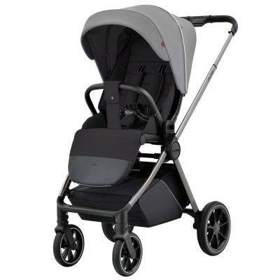 Carrello Ultra CRL-5525 - wózek spacerowy z przekładanym siedziskiem / spacerówka na każdy teren • Silk Grey