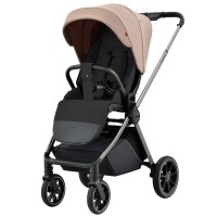 Carrello Ultra CRL-5525 - wózek spacerowy z przekładanym siedziskiem / spacerówka na każdy teren • Vanilla Beige