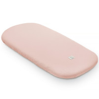 Yosoy Sunrise Pink - prześcieradło organic do wózka (75 x 35 cm) • Jasny Różowy