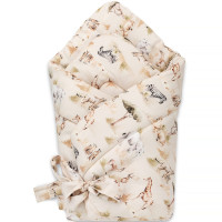 Yosoy - rożek niemowlęcy 100% cv bambus SAFARI (75 x 75 cm) • Safari