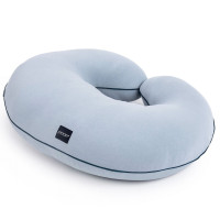 Poofi Organic - poduszka do karmienia, bawełna organiczna (50×60 cm) • Dusty Blue Poofi Organic - poduszka do karmienia, bawełna organiczna (50×60 cm) • Dusty Blue