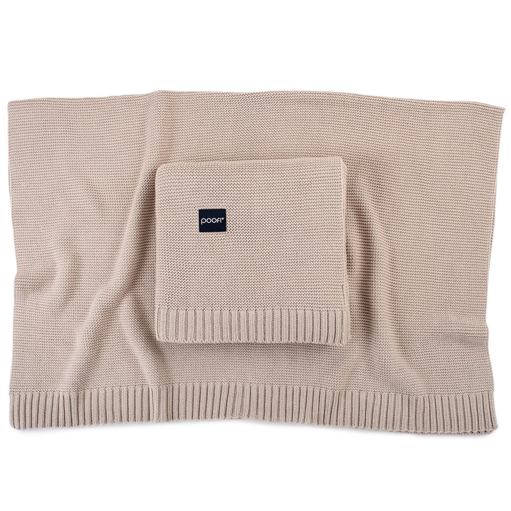 Poofi Pure - дитяча бамбукова ковдра (80x100 см) • Капучіно