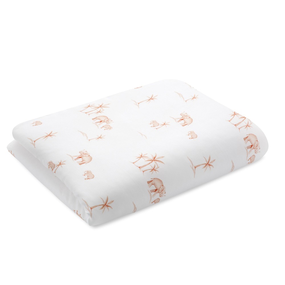 Yosoy - дитяча ковдра бамбукова з наповнювачем (135 x 100 см) • Слони