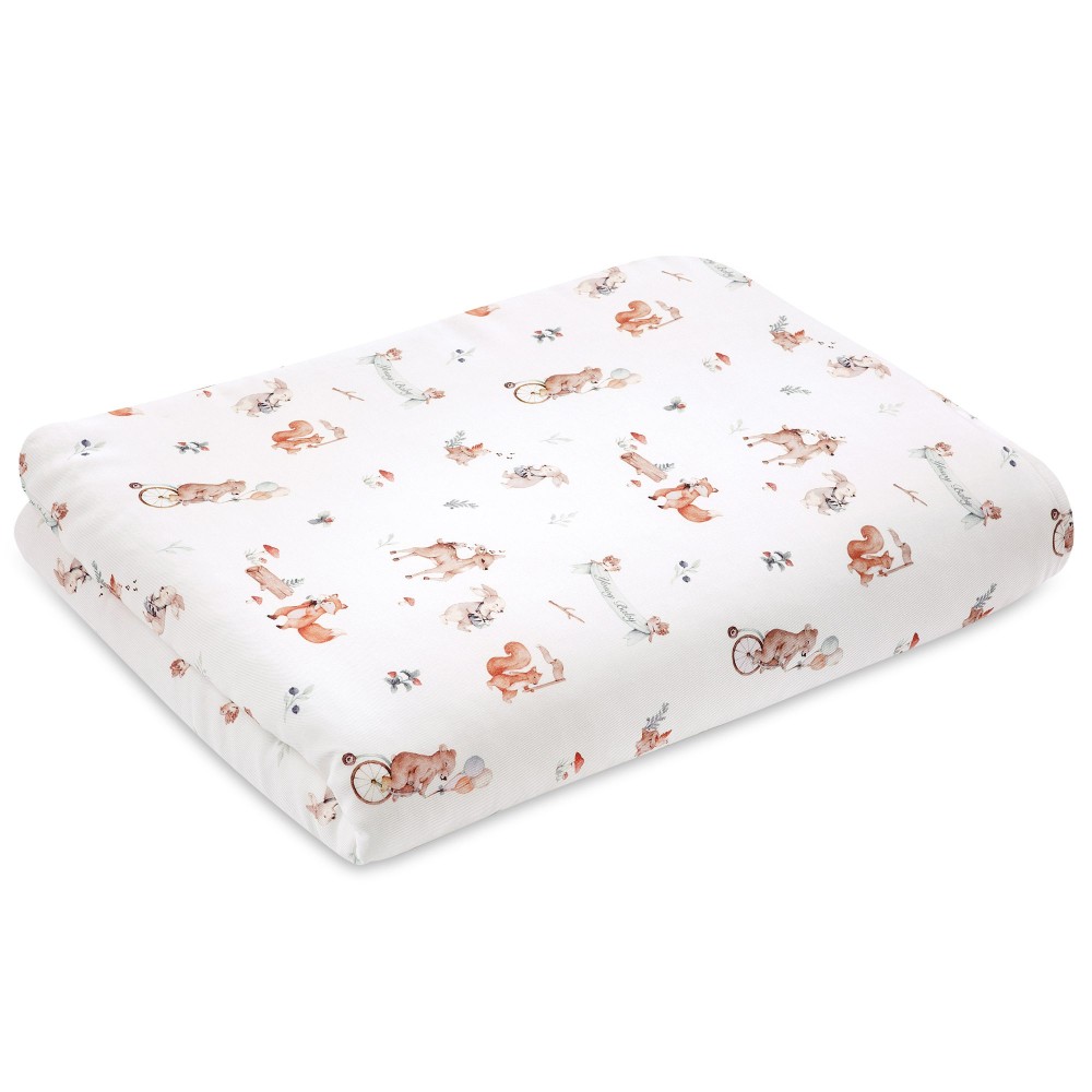 Yosoy - kołderka bambusowa z wypełnieniem (150 x 100 cm) • Forest Friends