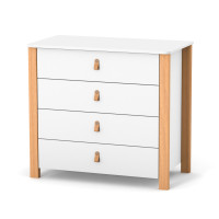 Veres Monaco 900 - komoda dziecięca  (90 cm) • White Natural