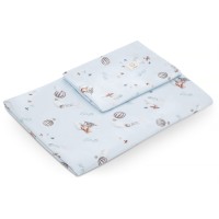 Yosoy - komplet poszewek ze eco bawełny (135×100, 60×40) • Let’s Fly