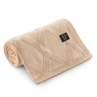 Yosoy MAROCO - kocyk bawełniano-bambusowy (100 x 80 cm) • Sunny Beige Yosoy MAROCO - kocyk bawełniano-bambusowy (100 x 80 cm) • Sunny Beige