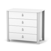 Veres Monaco 900 - дитячий комод (90 см) • White Grey