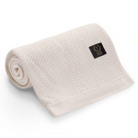 Yosoy CLOVER - koc bambusowy (100 x 80 cm) • White Pearl